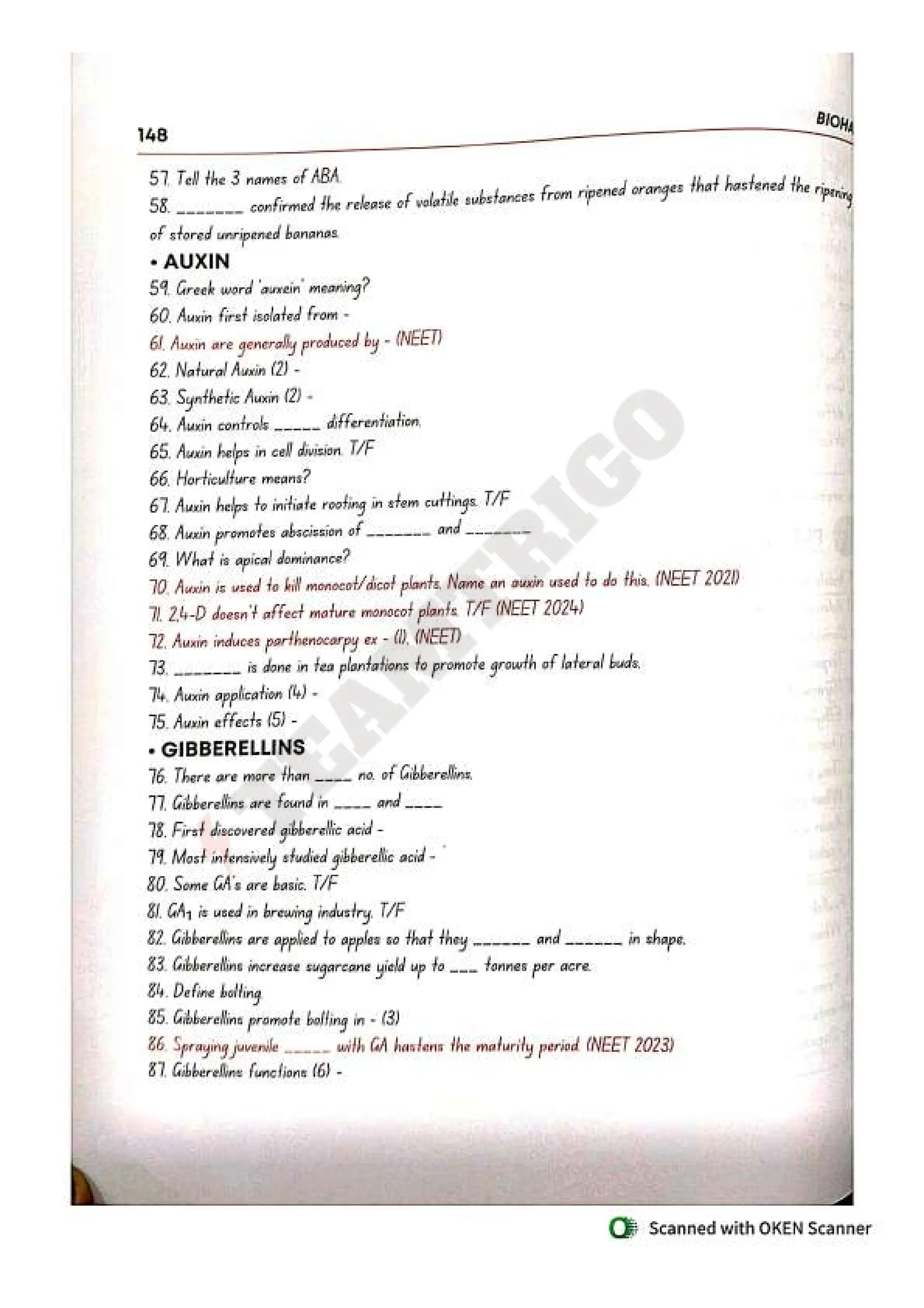 Biohack- class 11 and 12 NEET Parth Goyal