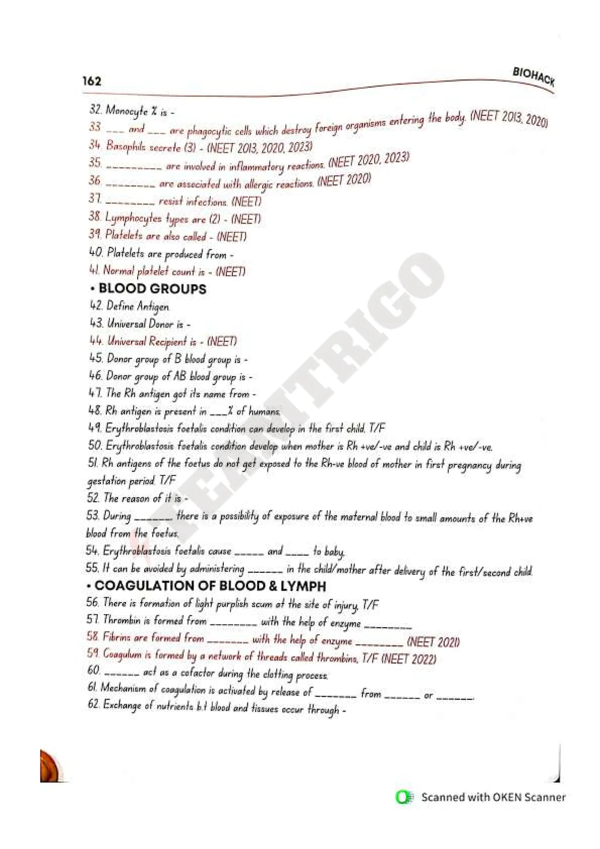 Biohack- class 11 and 12 NEET Parth Goyal