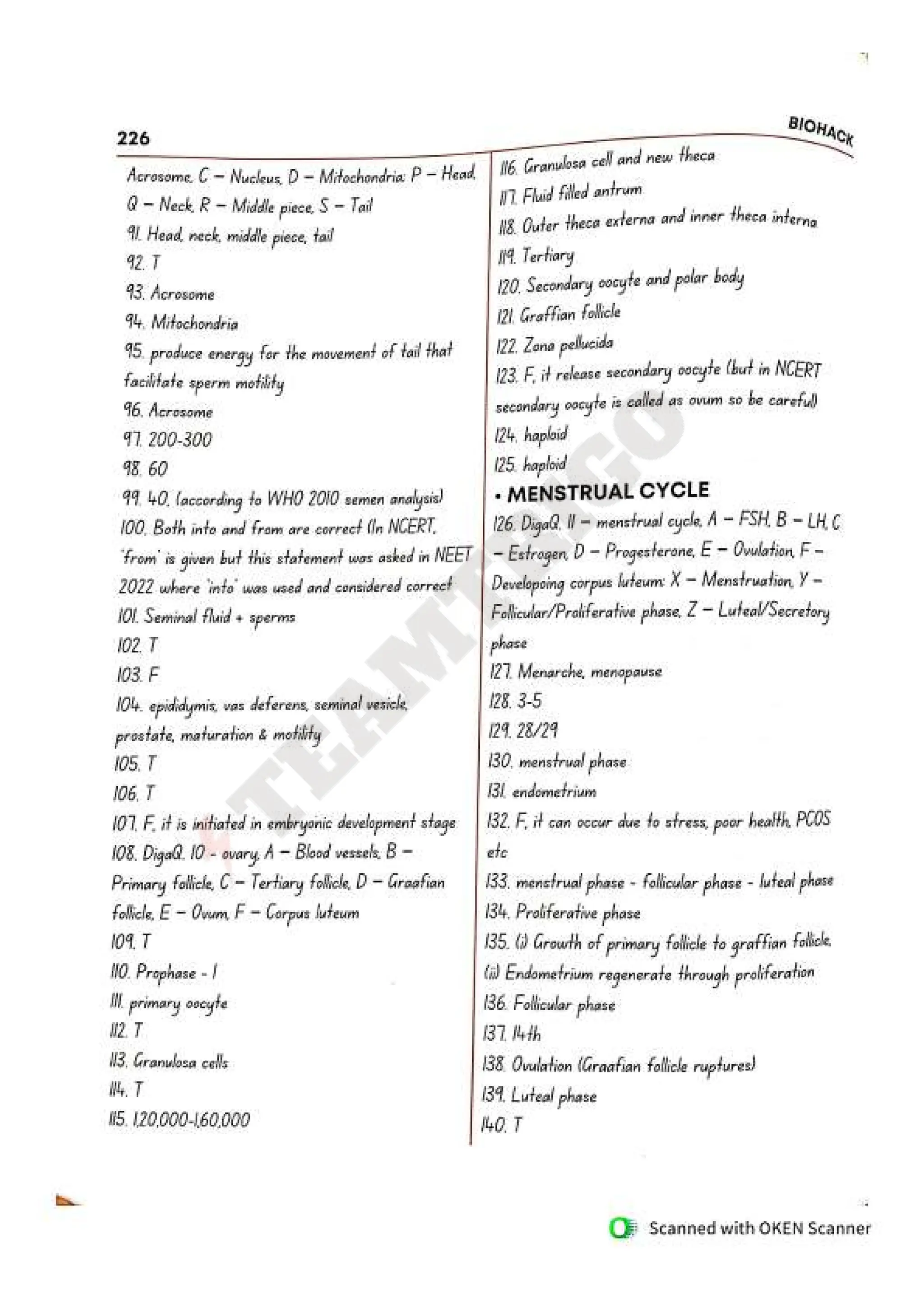 Biohack- class 11 and 12 NEET Parth Goyal