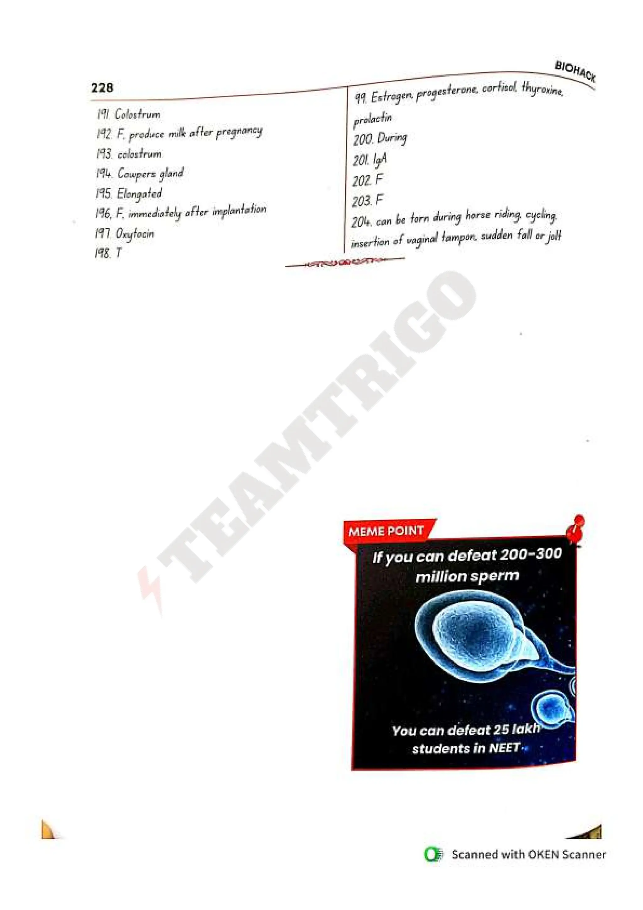 Biohack- class 11 and 12 NEET Parth Goyal