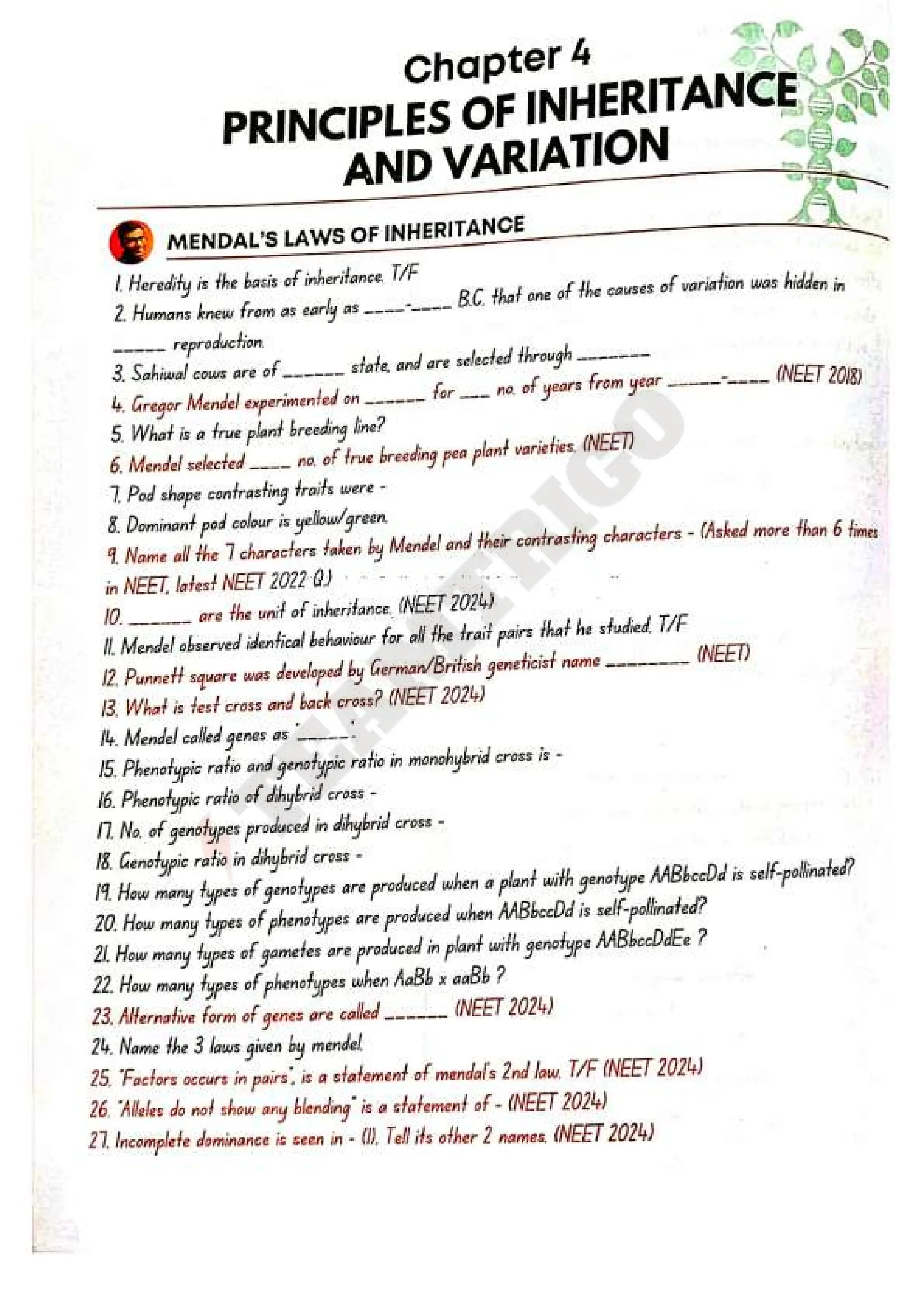 Biohack- class 11 and 12 NEET Parth Goyal