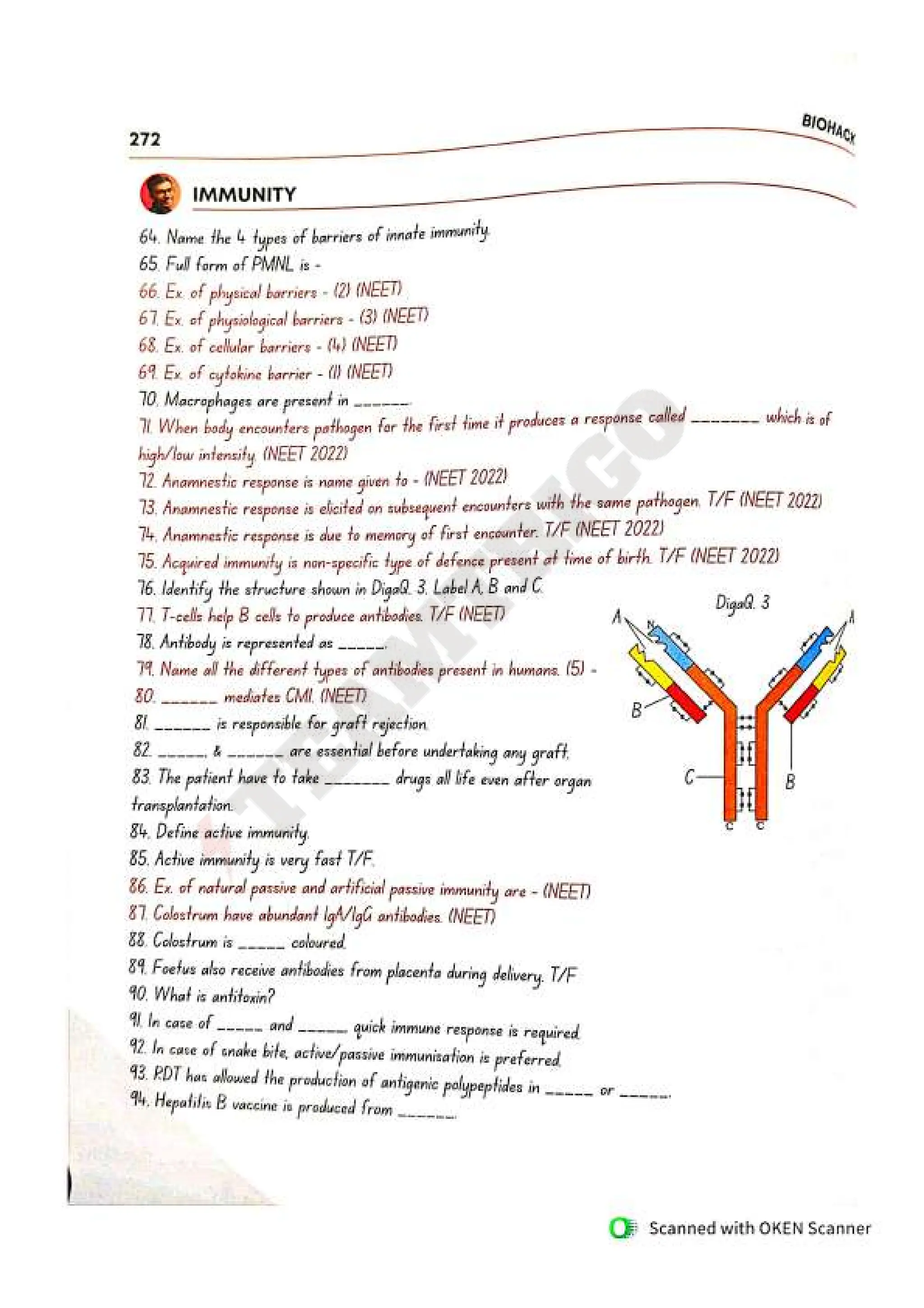 Biohack- class 11 and 12 NEET Parth Goyal