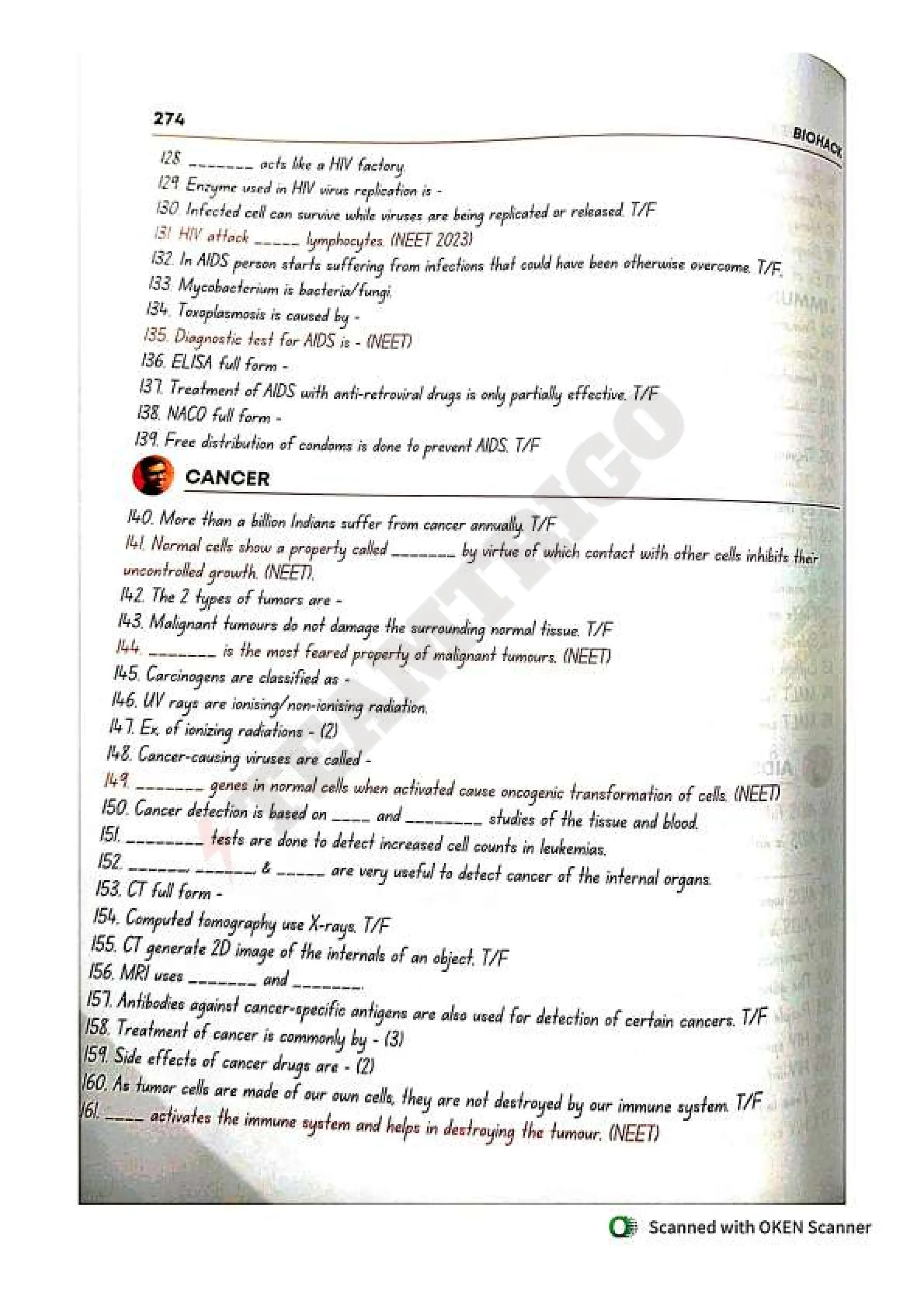 Biohack- class 11 and 12 NEET Parth Goyal