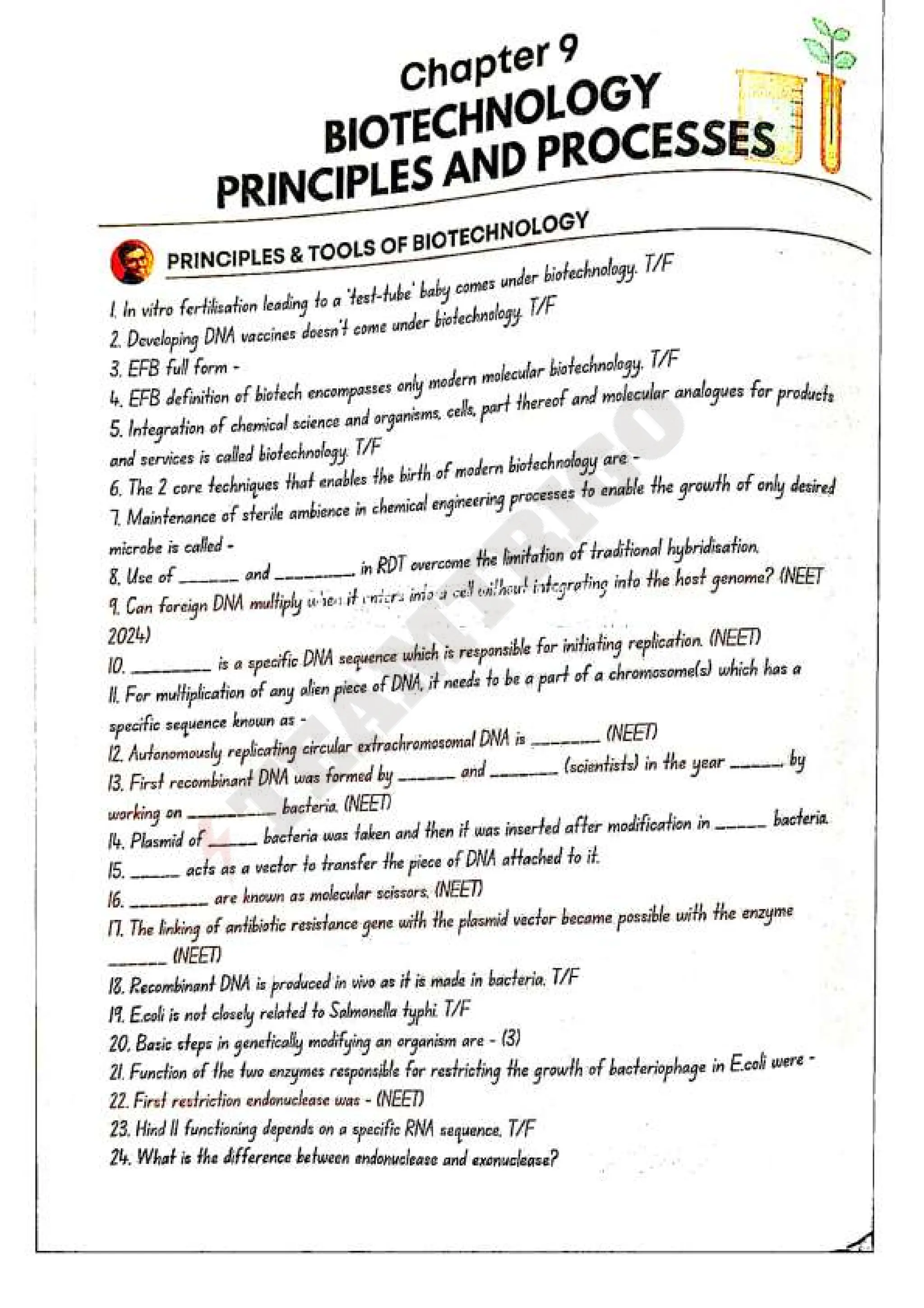 Biohack- class 11 and 12 NEET Parth Goyal