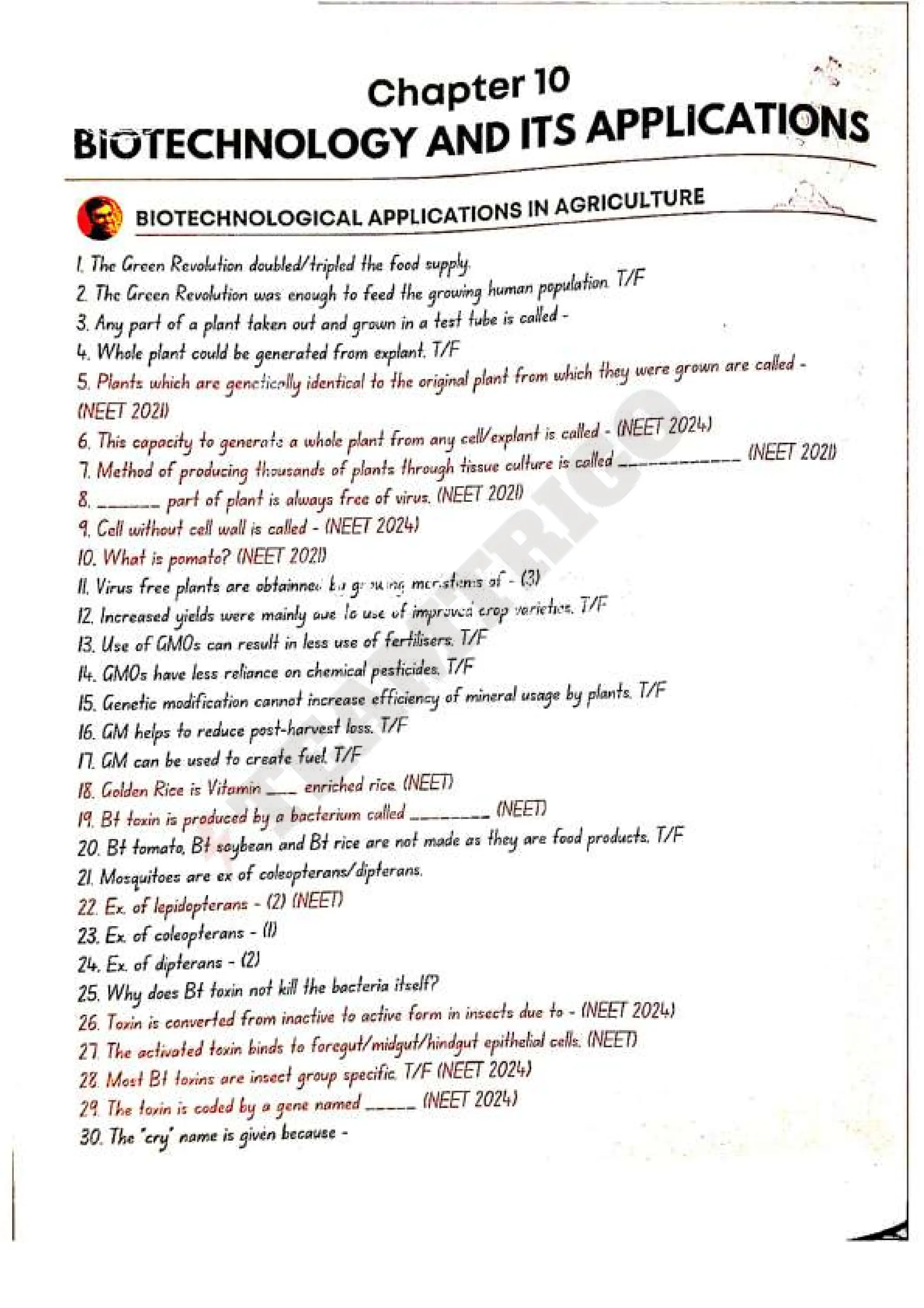 Biohack- class 11 and 12 NEET Parth Goyal