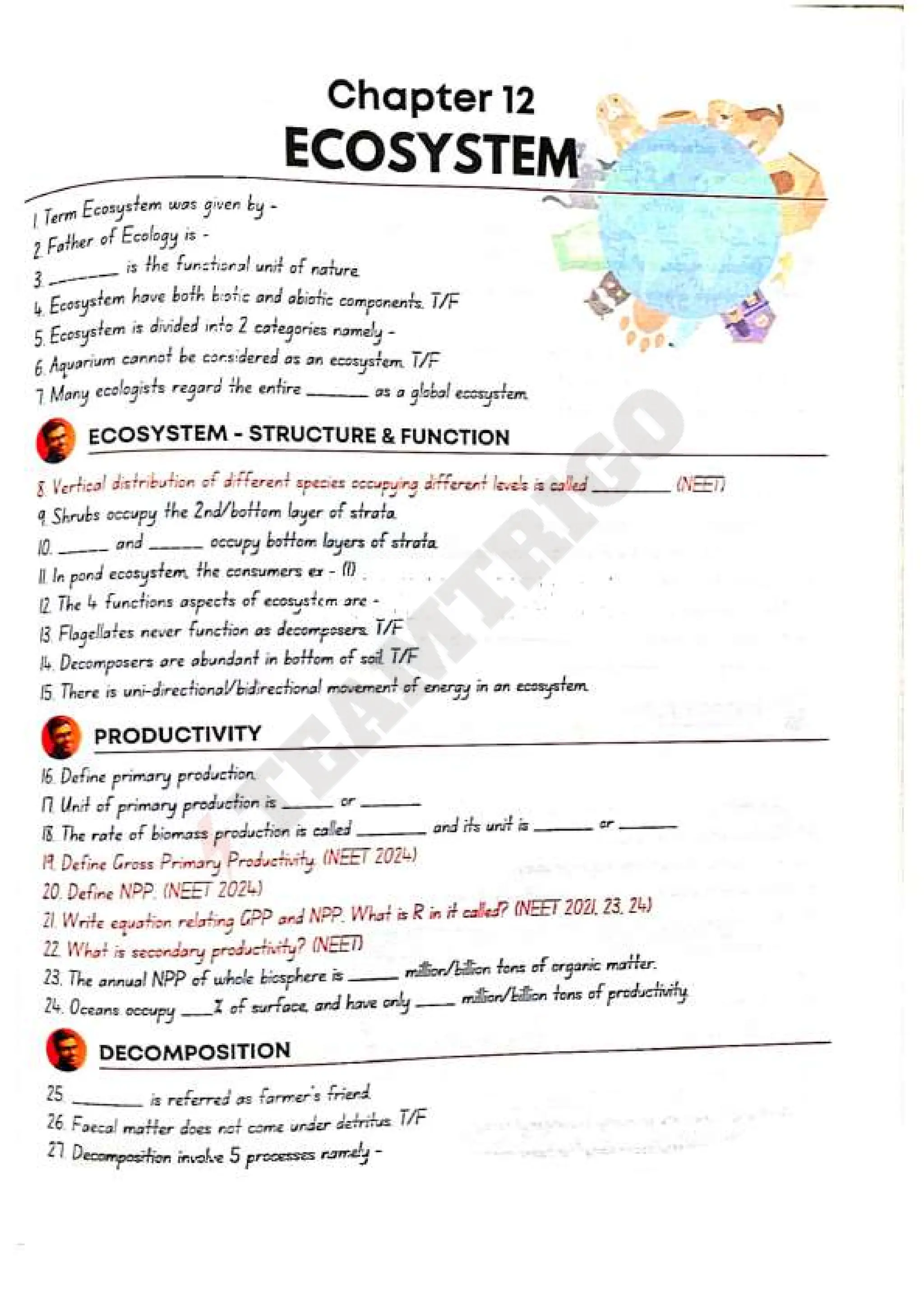 Biohack- class 11 and 12 NEET Parth Goyal