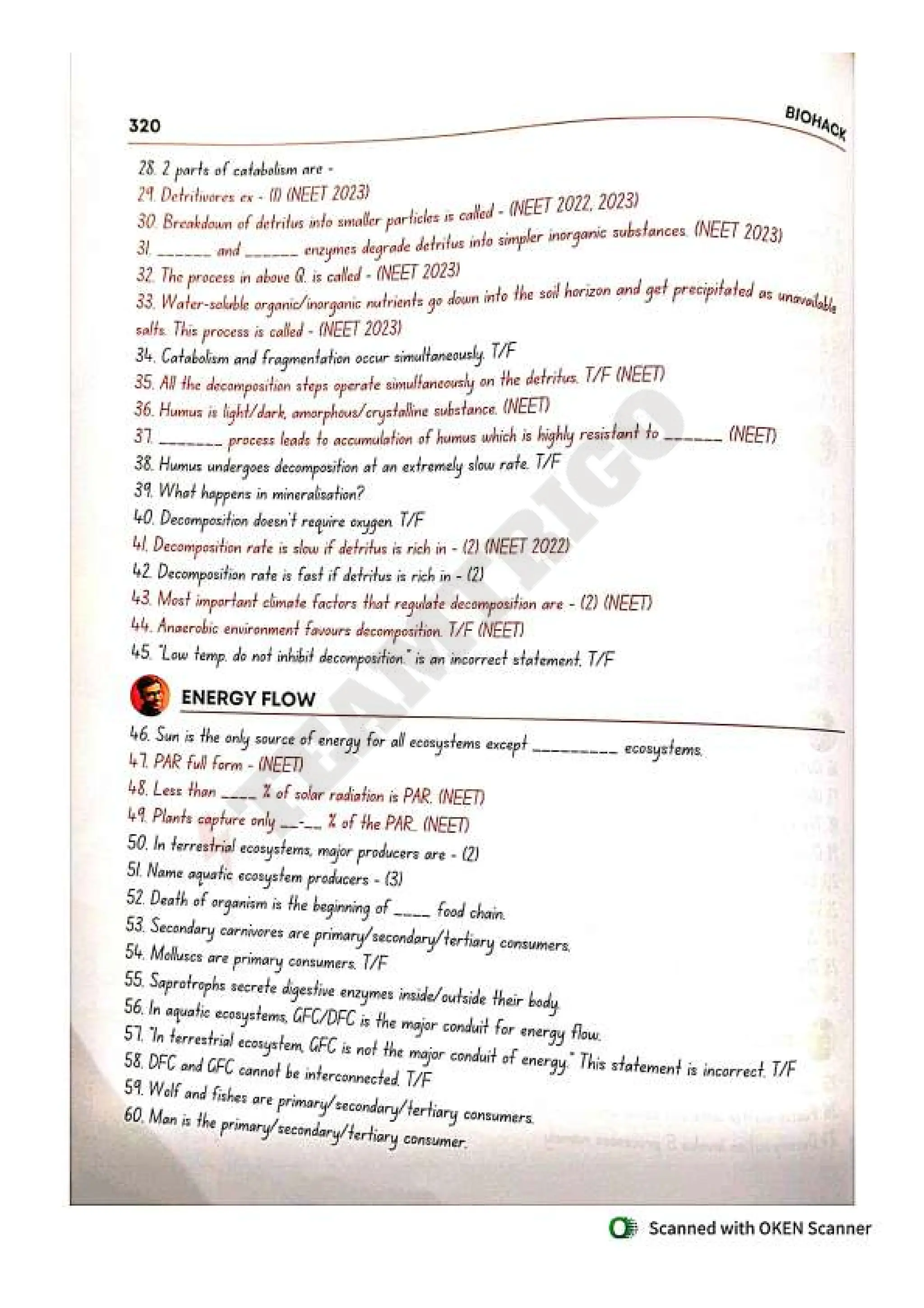 Biohack- class 11 and 12 NEET Parth Goyal