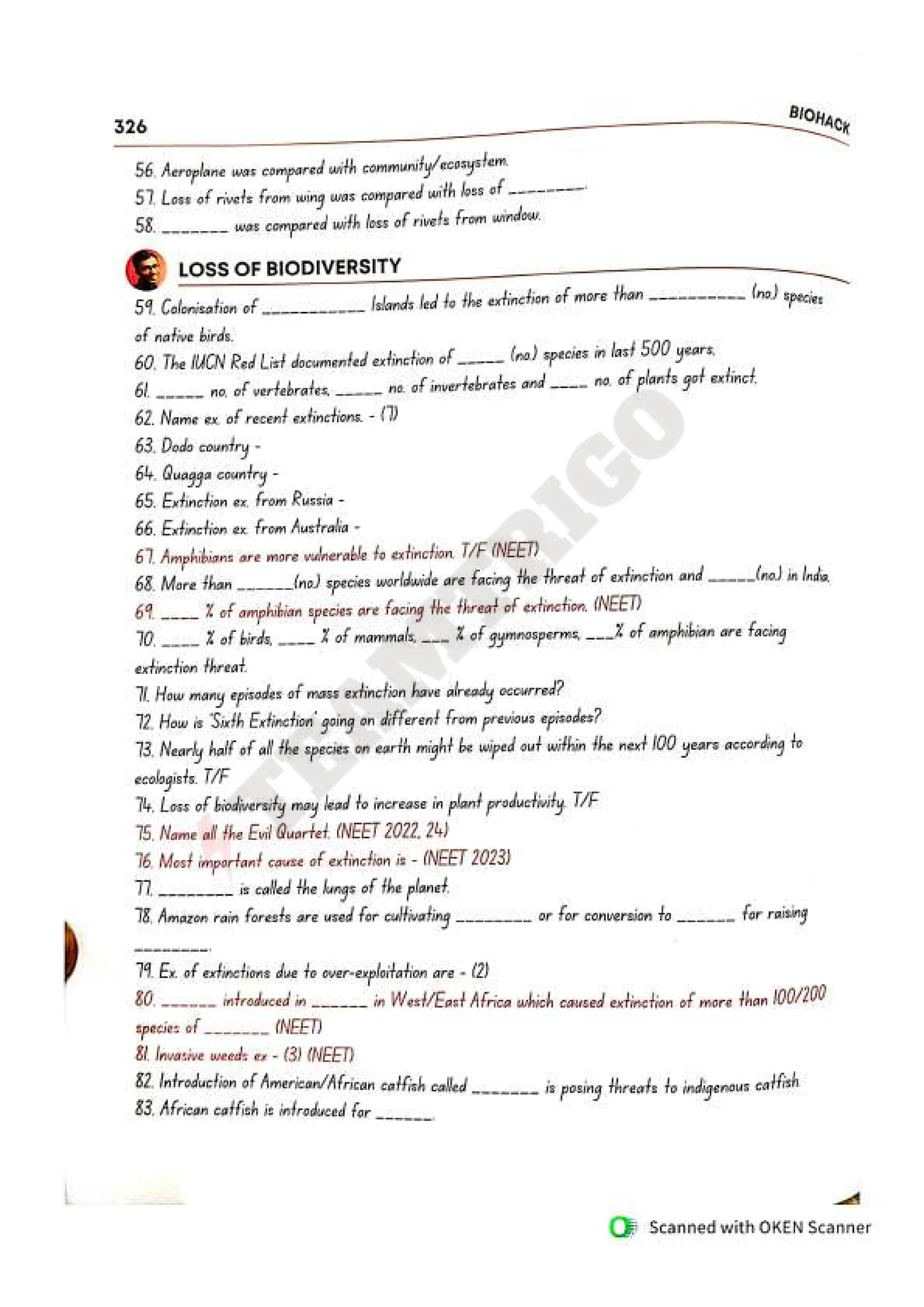 Biohack- class 11 and 12 NEET Parth Goyal