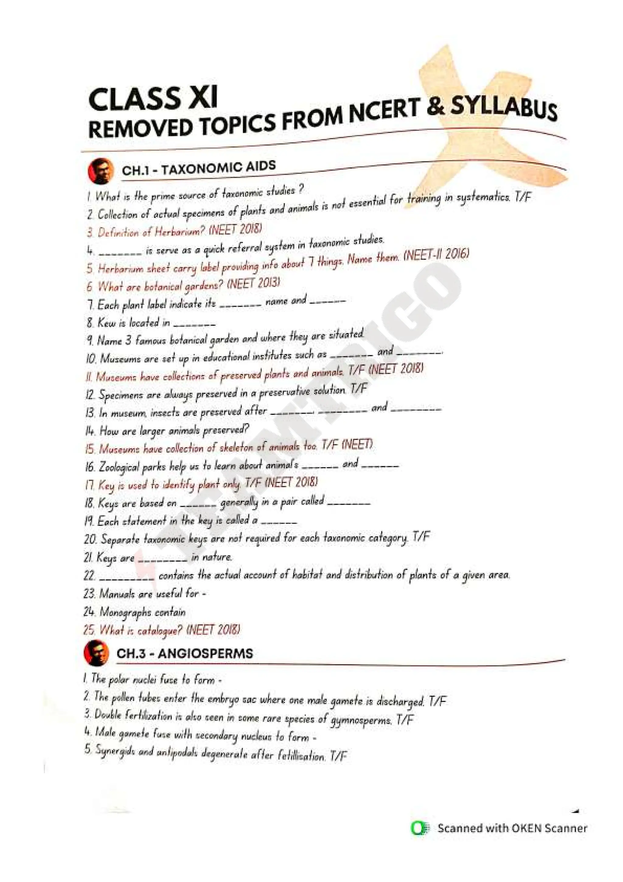 Biohack- class 11 and 12 NEET Parth Goyal