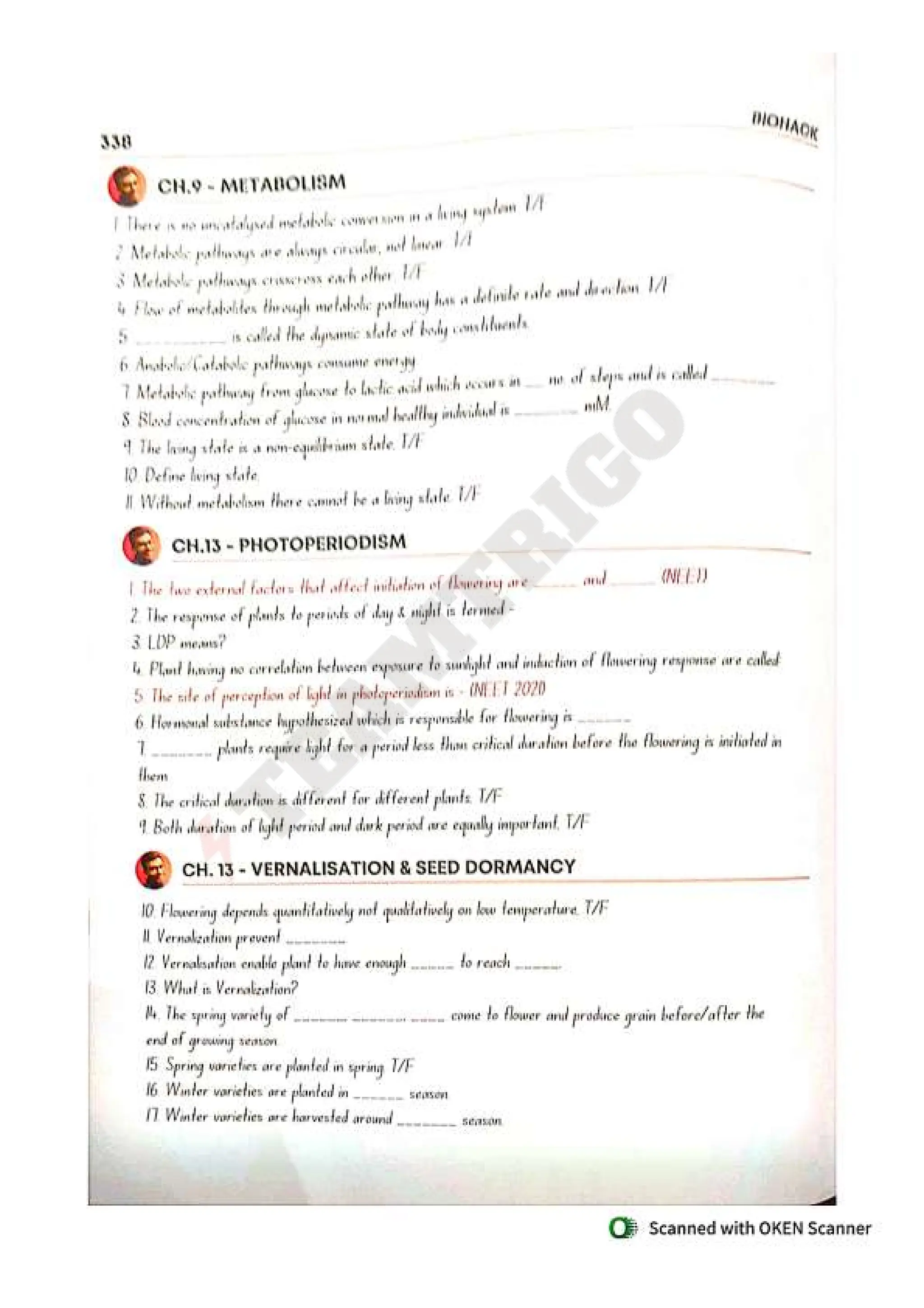 Biohack- class 11 and 12 NEET Parth Goyal