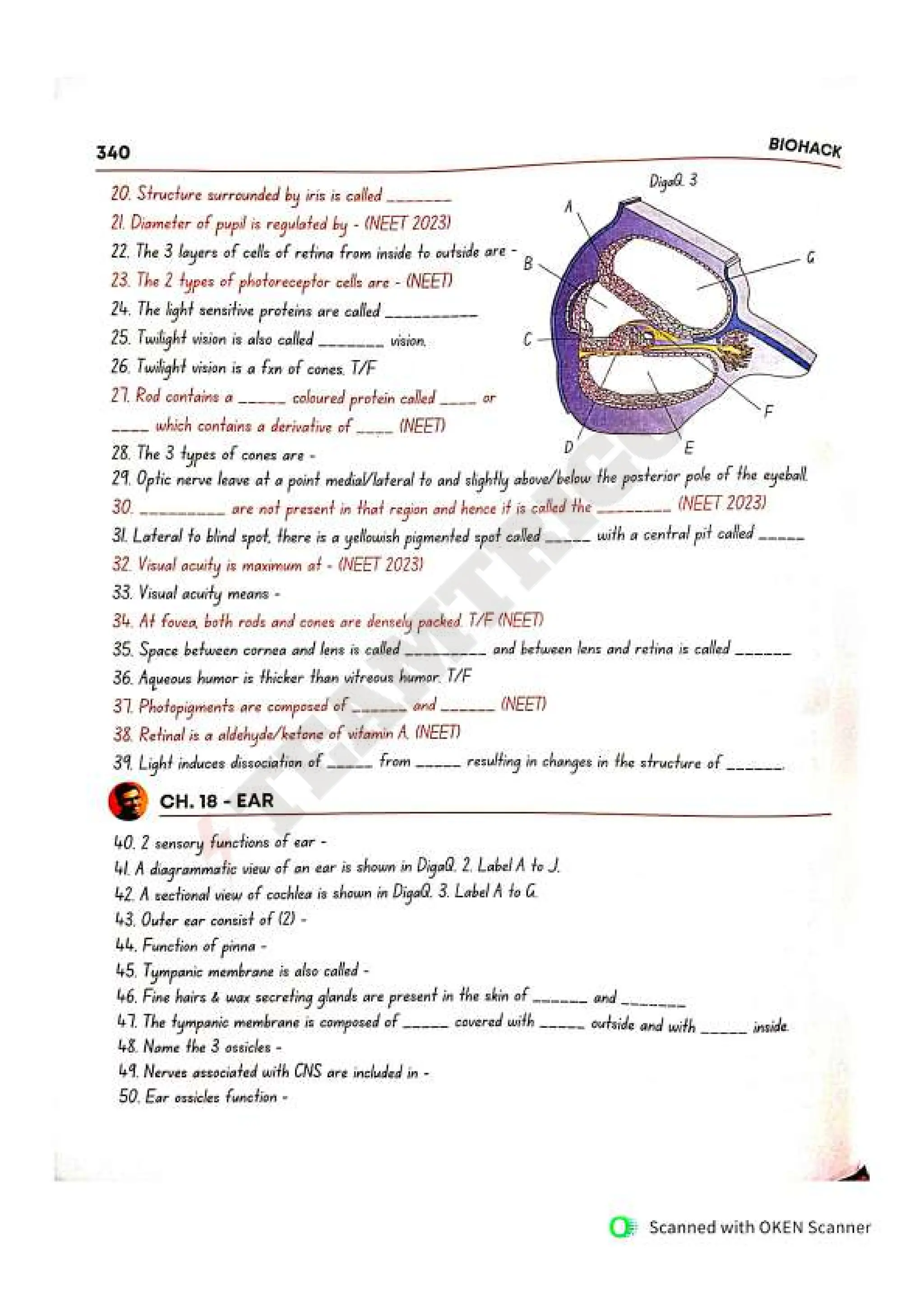 Biohack- class 11 and 12 NEET Parth Goyal