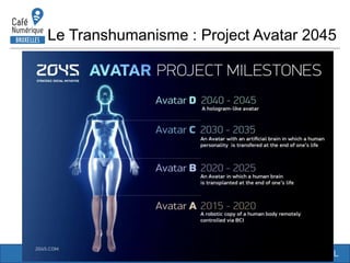 # Le Transhumanisme : Project Avatar 2045
#CAFENBXL
 