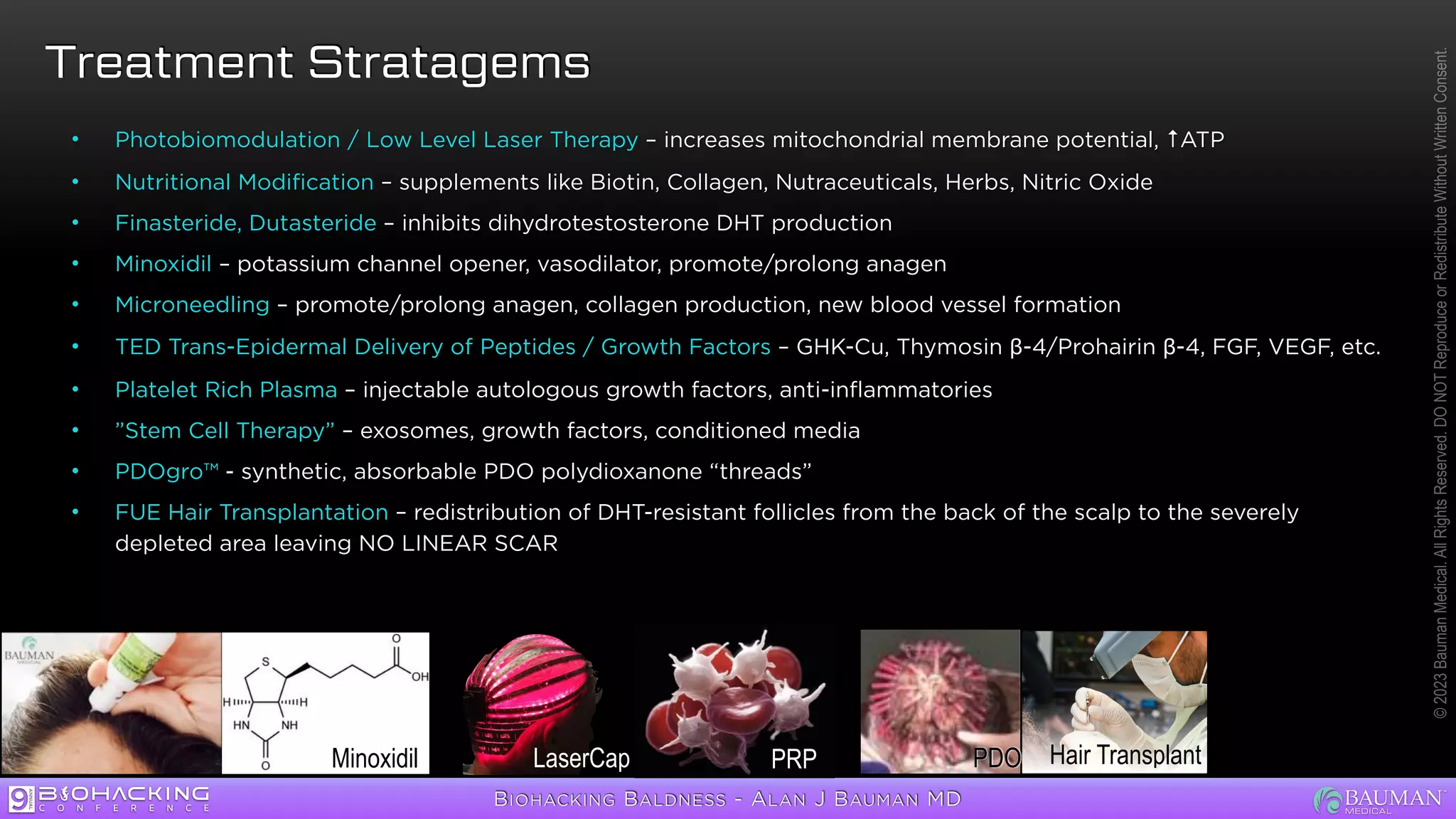 Biohacking2023_Biohacking Baldness_DrAlanBauman_V2_lowres.pdf | Shaving ...