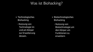 Biohacking  - Warum einen Computer im Arm?