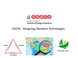 CS379L - Designing Liberation Technologies
 