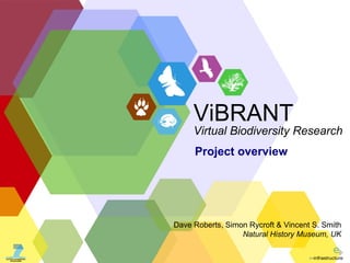 Project overview Dave Roberts, Simon Rycroft & Vincent S. Smith Natural History Museum, UK 