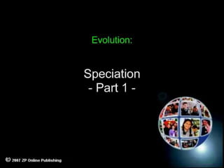 Rates of Speciation