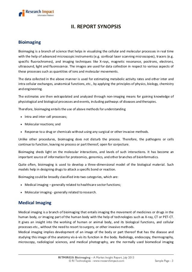 Bioimaging market research report
