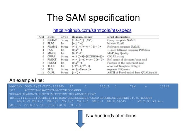 next generation sequencing format and visualization with ngs plot samtools format