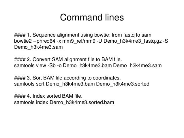 next generation sequencing data format and visualization with ngs plo samtools format