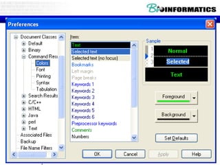• Document classes
 