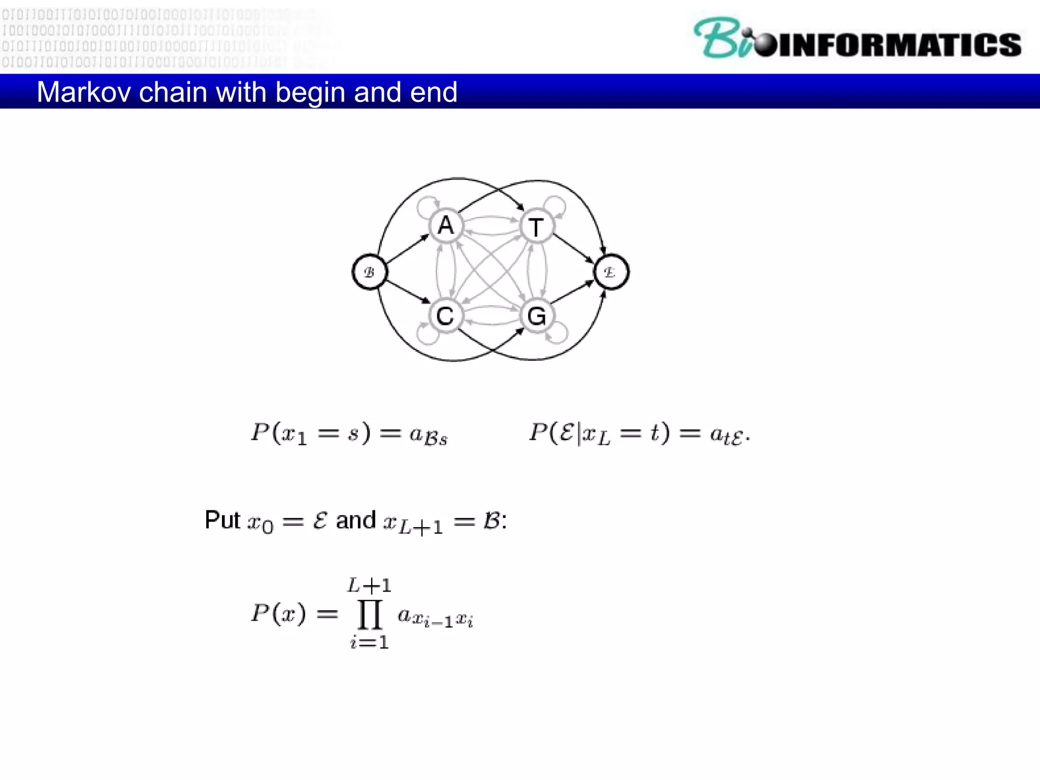 Markov chain with begin and end
 