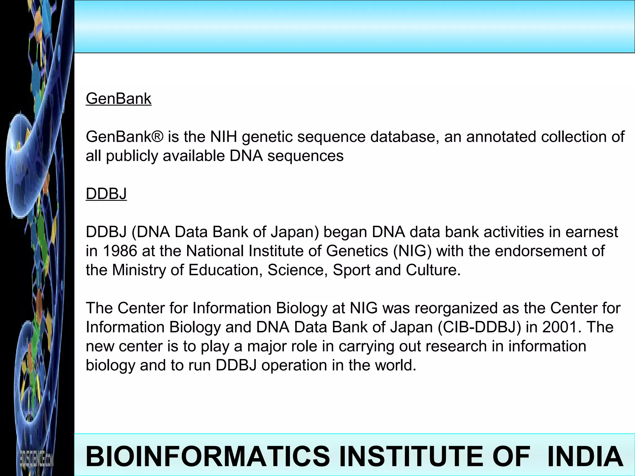 Bioinformatics | PPT