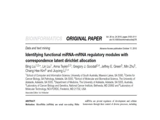 Causal inference based approaches
 