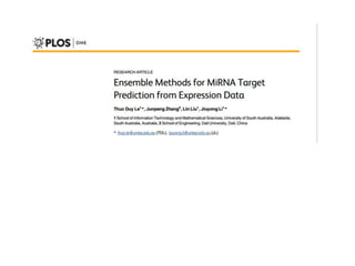 Causal inference based approaches
 
