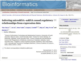 Bioinformatics | PPTX