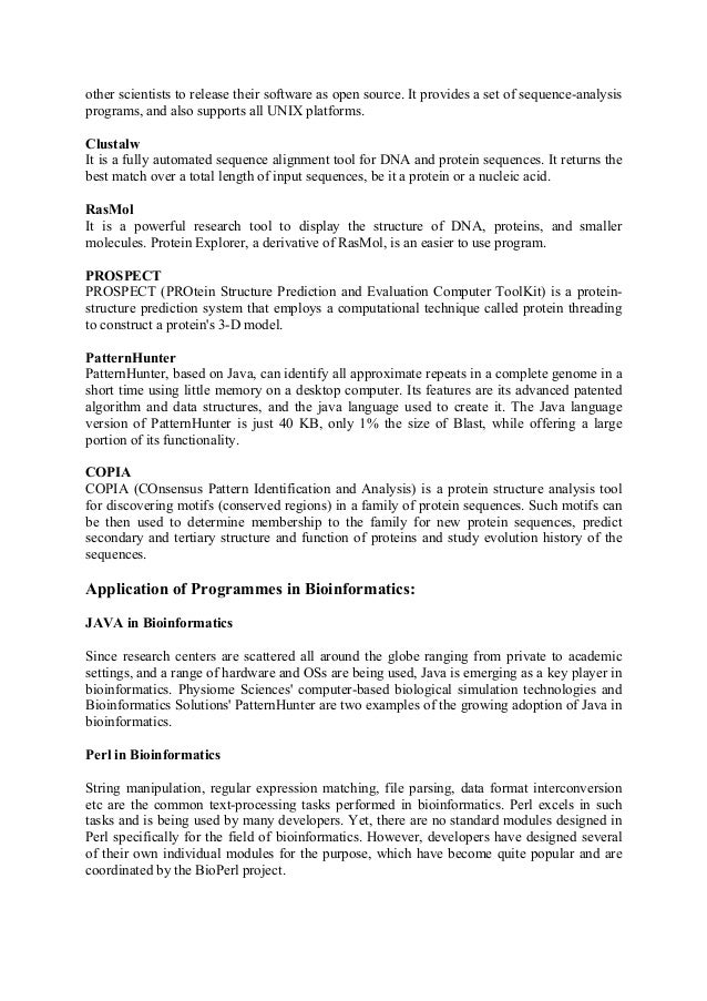 bioinformatics cover letter