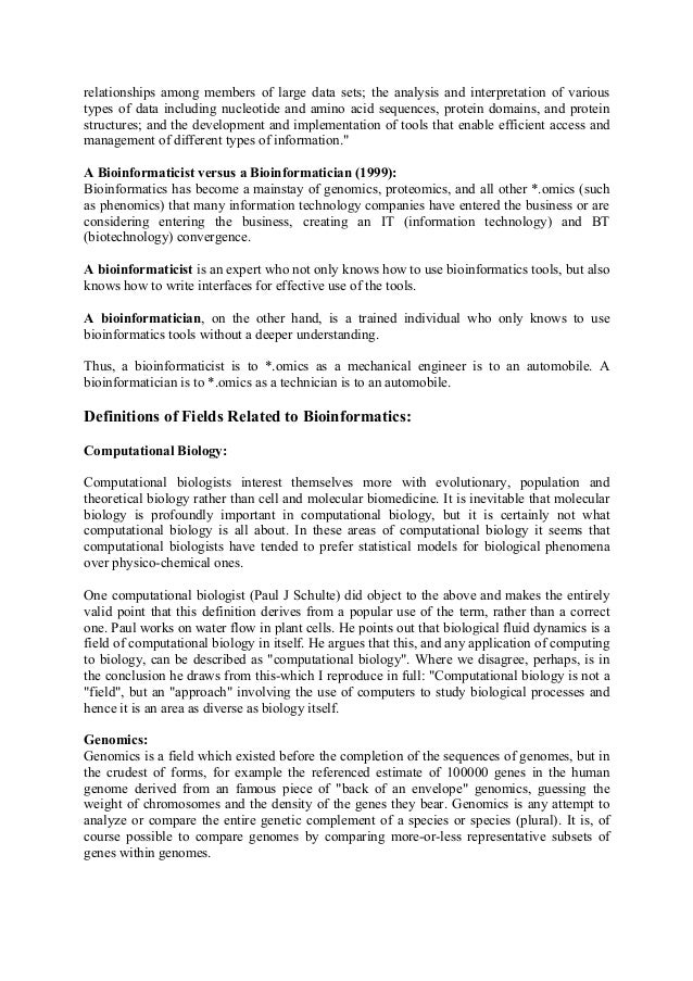 bioinformatics cover letter