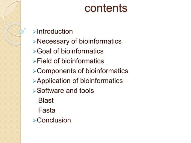 Bioinformatics | PPT