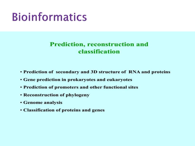 Bioinformatics | PPT