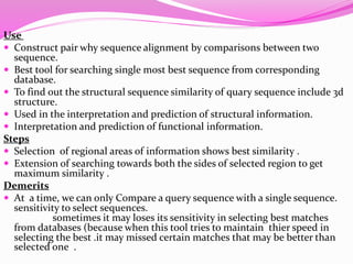 Structural Sequence Bioinformatics | PPTX