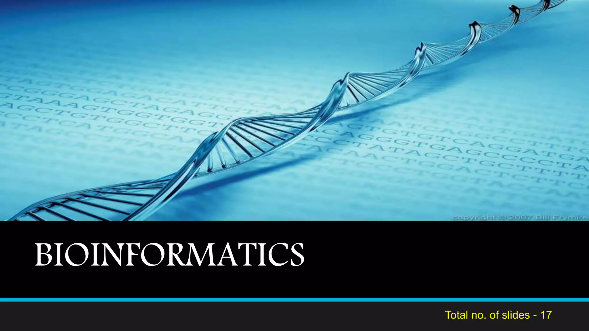 Bioinformatics | PPT