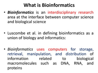 Bioinformatics PPTX