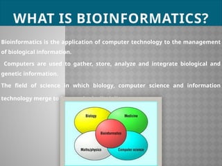 BIOINFORMATICS- Trends and applications in Food Science | PPTX