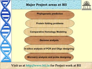 Bioinformatics Project Training for 2,4,6 month | PPT
