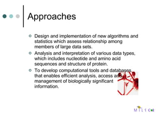 Bioinformatics Projects And Applications | PPT