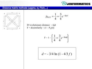 Bioinformatics t6-phylogenetics v2014 | PPTX