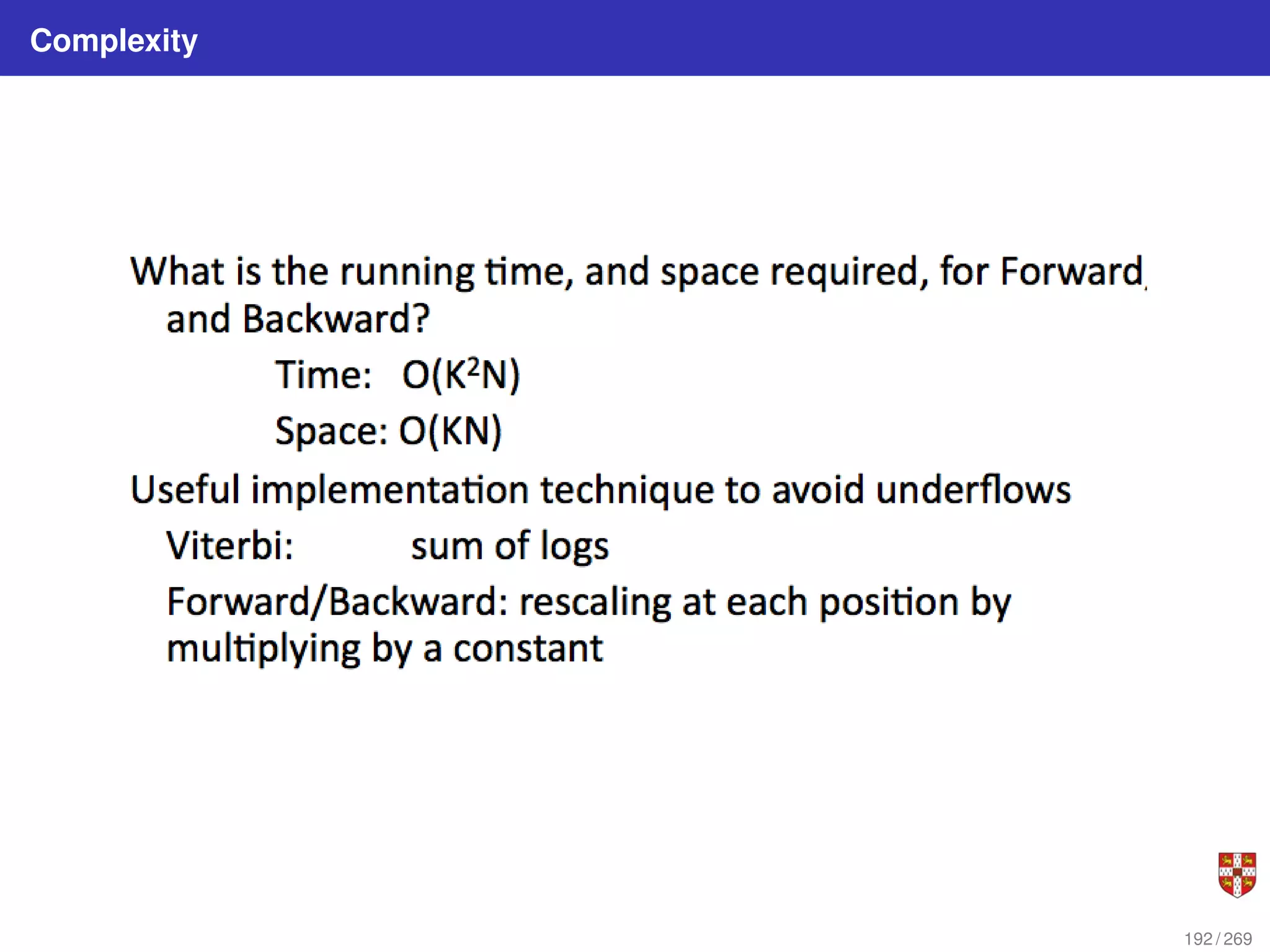 Complexity
192 / 269
 