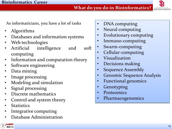 Bioinformatics Course Bioinformatics Course