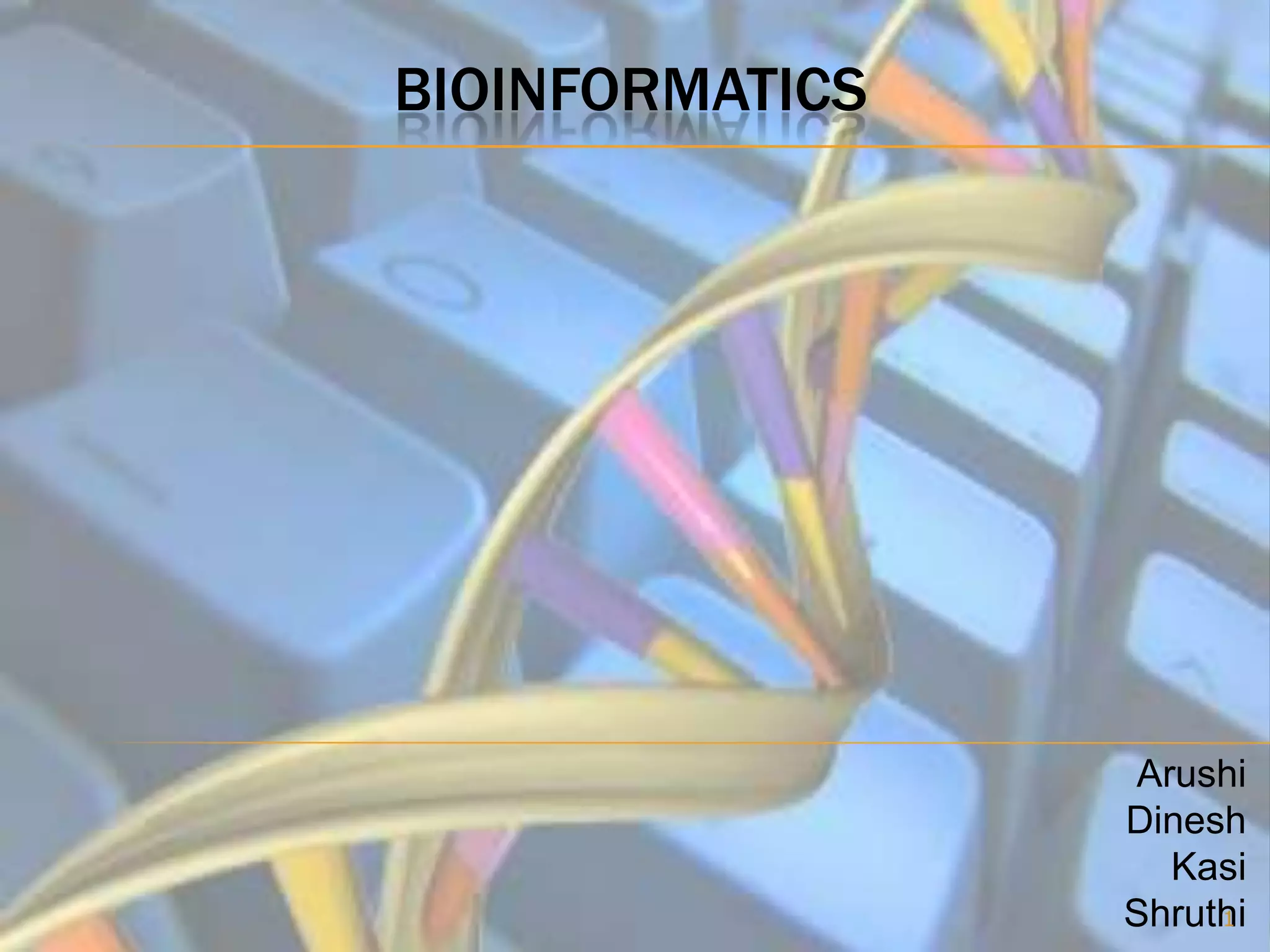 Bioinformatics Final Presentation | PPTX