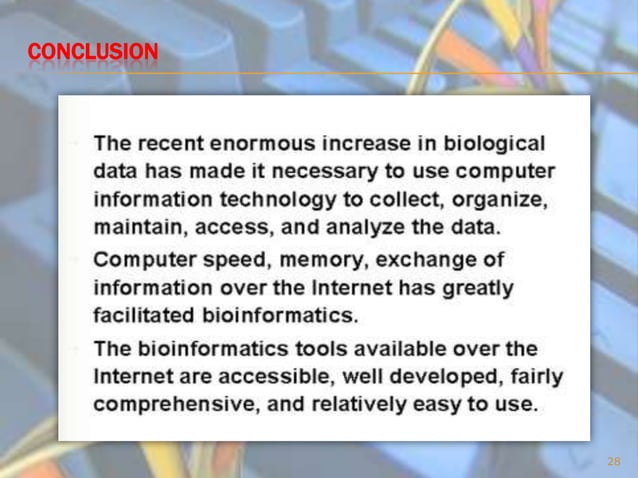 Bioinformatics Final Presentation | PPTX