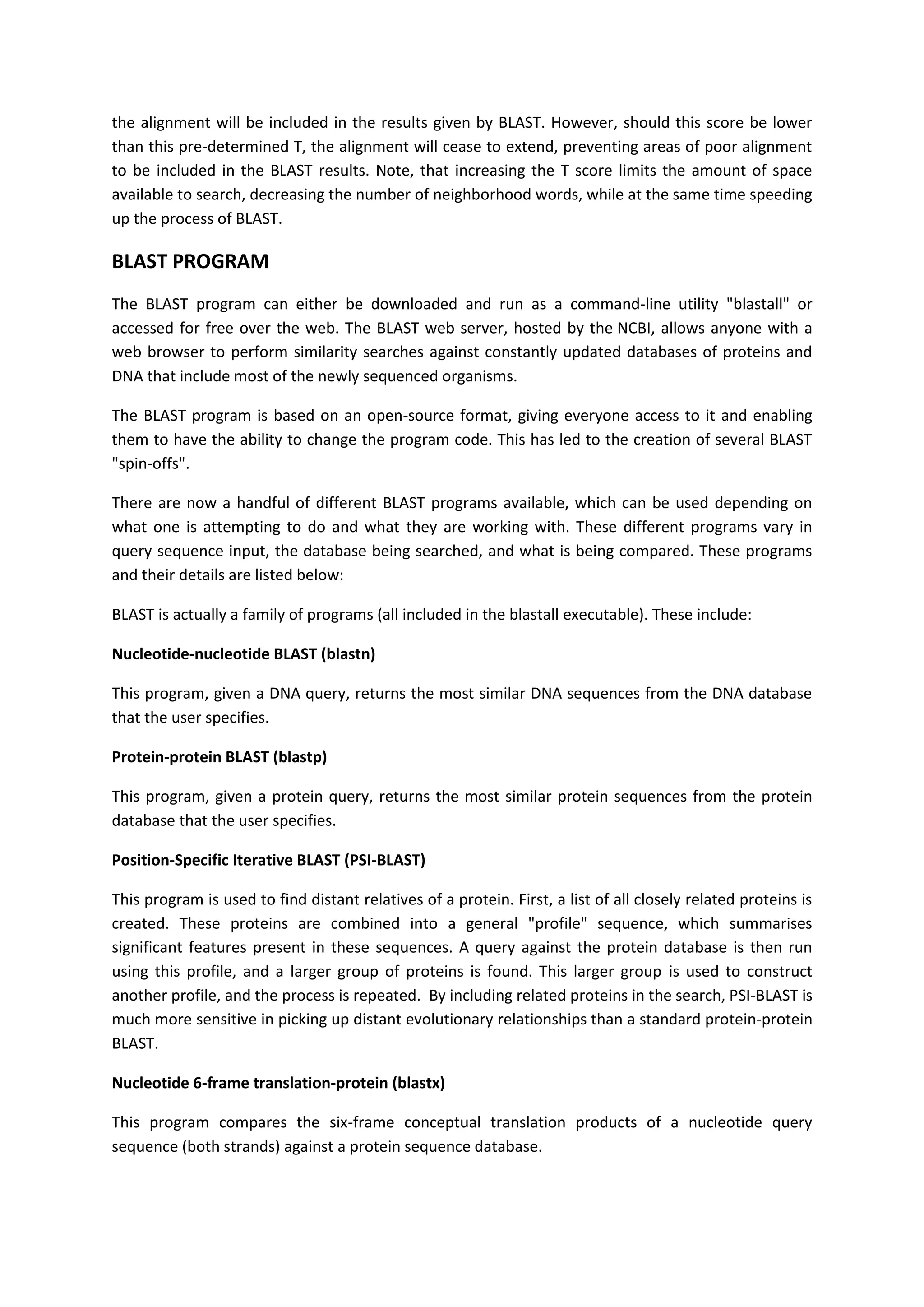 Bioinformatics Final Report