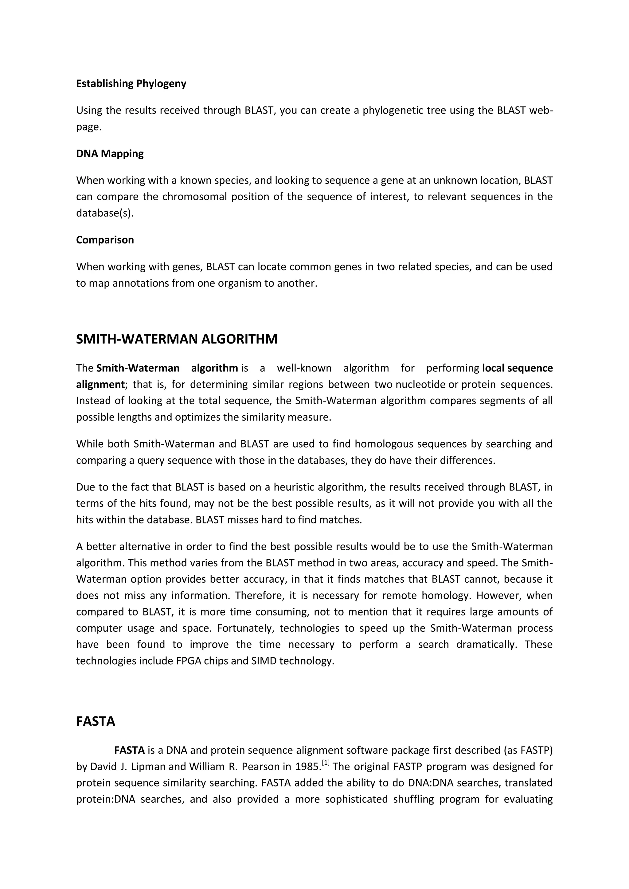 Bioinformatics Final Report