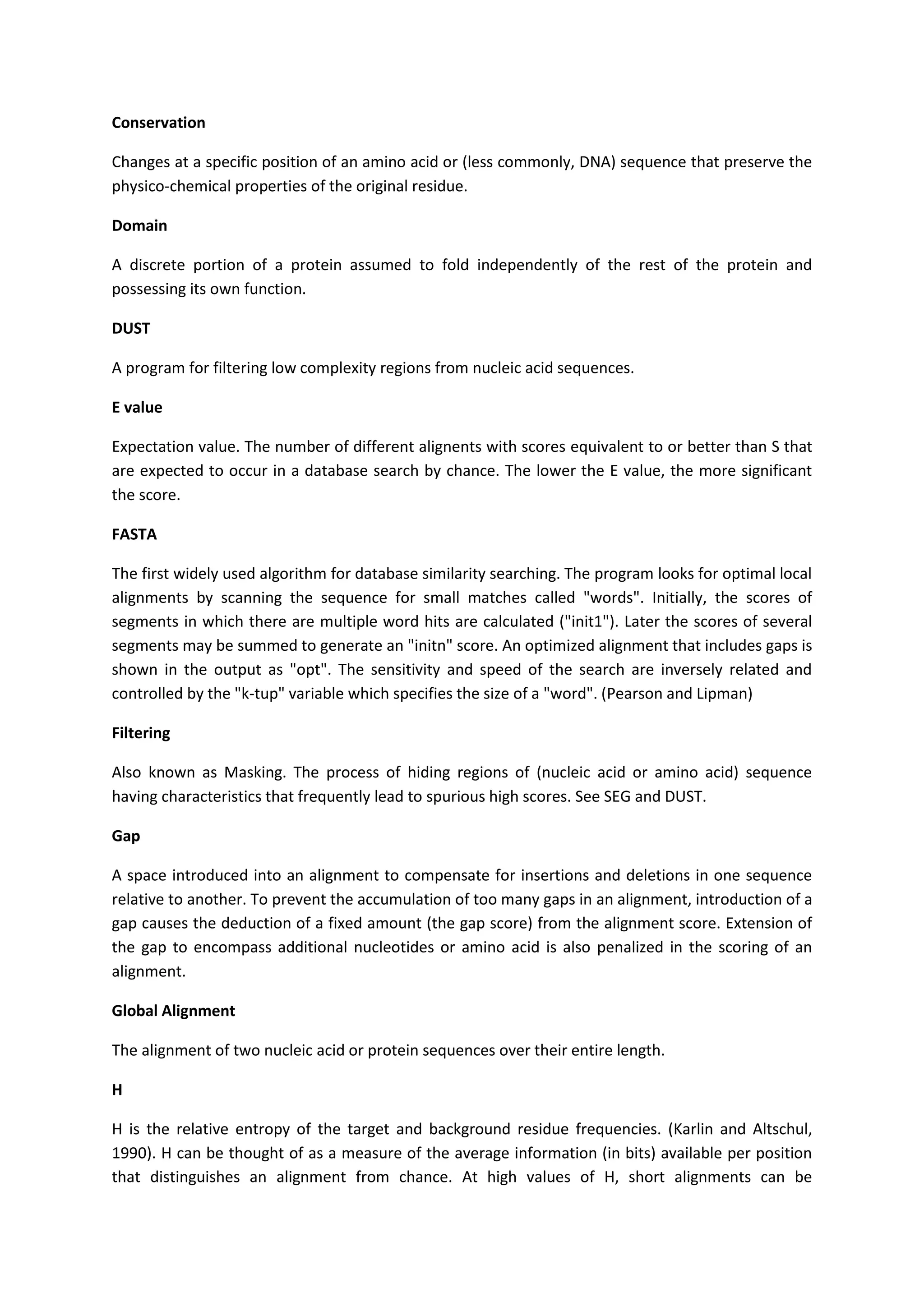 Bioinformatics Final Report