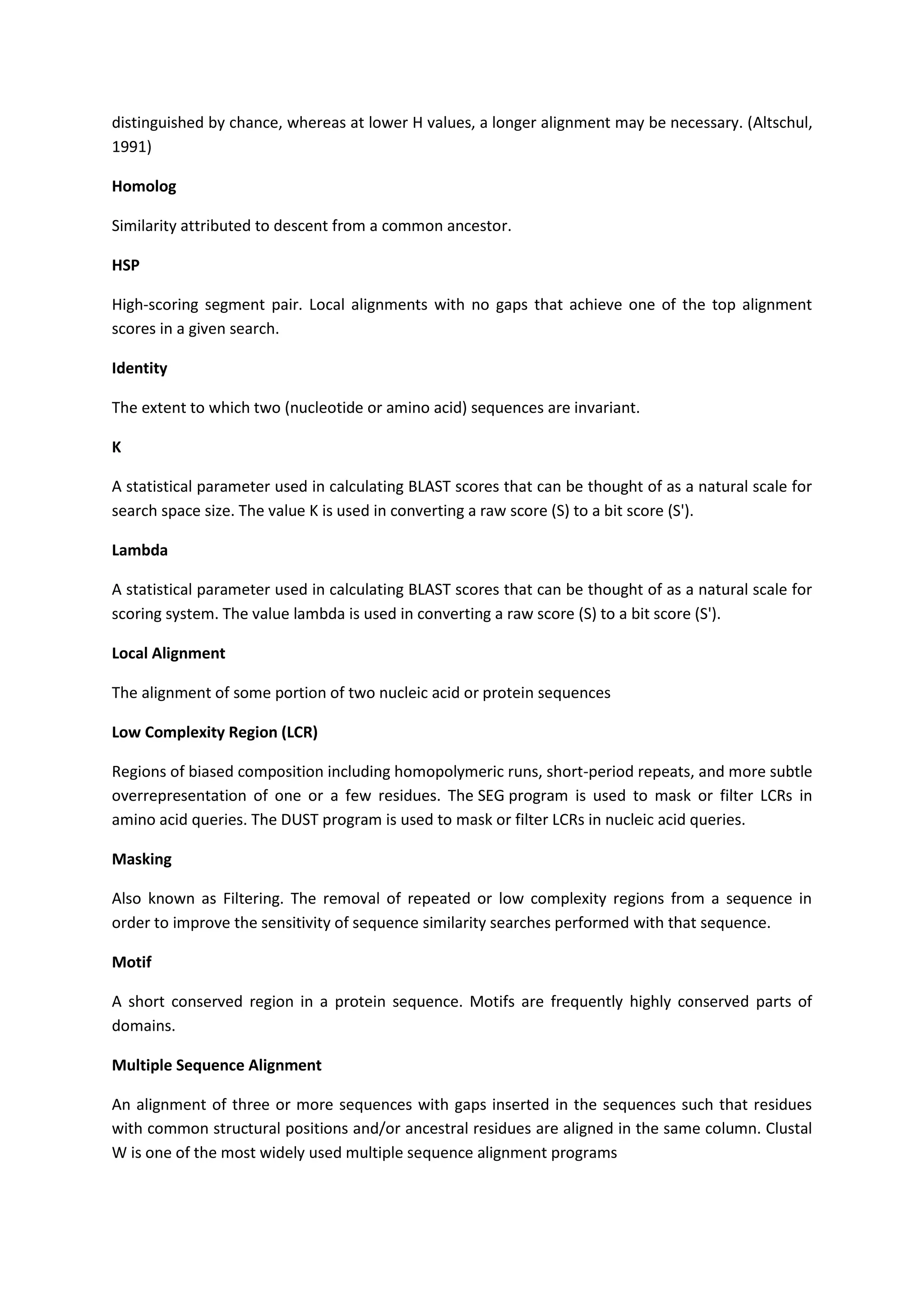 Bioinformatics Final Report