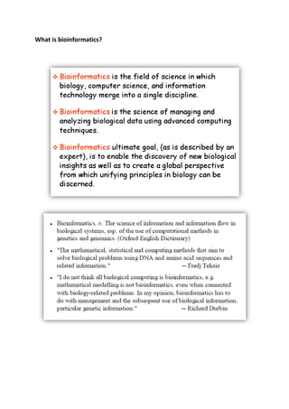 Bioinformatics Final Report | DOCX
